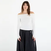 Majice adidas Off-Shoulder Long Sleeve Long-Sleeve Top Cloud White L