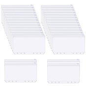 INF A6 PVC torbica na zadrgo za registrator s 6 obročki 30-paket, (21536275)