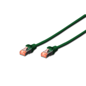 Digitus DK-1644-100-G-5 10m Cat6 S/FTP (S-STP) Green networking cable