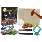 slomart Arheološki set LEAN TOYS: Izvorine z žuželkami v jantarju