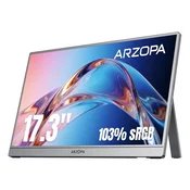 Monitor Arzopa 17.3 Z1C Plus, IPS, mHDMI, USB-C, Zvucnici, Full HD Z1CPLUS-GREY