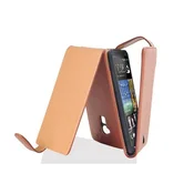 Cadorabo Cadorabo Ohišje, združljivo z HTC ONE MAX T6 v sedlo rjave barve - Zaščitni ovitek v obliki flipa iz teksturiranega umetnega usnja, (20562454)