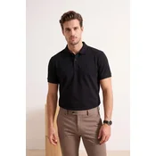 Trendyol Muška majica Tmnss26Po00029, Crna