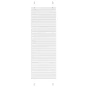 Plisirana roleta bijela 50x100 cm širina tkanine 49,4 cm
