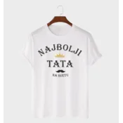 MAFIMI Muška majici Najbolji tata, Crna