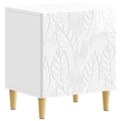 Nocni ormaric Bijela visokog sjaja 43 x 34,5 x 50 cm