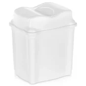 shumee Plastični nagibni koš za odpadke za pisarno, kopalnico, kuhinjo, 5 l