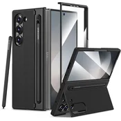 GS Ovitek za Samsung Galaxy Z Fold6 5G s steklom in držalom za pisalo - črn