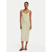 Fracomina Pletena obleka FS26SD5005K414F8 Svetlo rumena Slim Fit