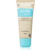 Dermacol Acne Cover pomirjajoči tekoči puder s Tea Tree olji odtenek No. 3 30 ml