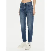HUGO Jeans hlače Noe_B 50520614 Modra Mom Fit
