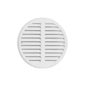 HACO Prezračevalna rešetka Circular ventilation grille - adjustable cover with VM mesh, ? 125-160 mm KS, white 0415