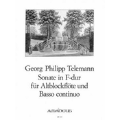 TELEMANN:SONATE F-DUR FUR ALTBLOCKFLOTE UND BASSO CON.
