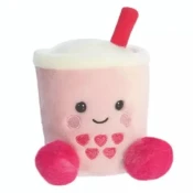 Palm Pals: Bubble Tea plišana igracka - ružicasta, 13 cm