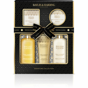 Baylis & Harding Sweet Mandarin & Grapefruit Signature Collection set: gel za prhanje 300 ml + losjon za telo 130 ml + krema za prhanje 300 ml + milo 150 g + maslo za telo 100 ml za ženske