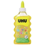 UHU Glitter Glue Gold Maxi - bleščeče lepilo za dekoracije 185 g / 177 ml