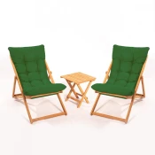 Hanah Home MY005 Green Baštenski set stolice i stocic