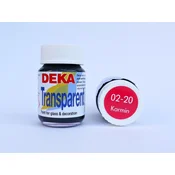 Rayher. DEKA Transparent 25 ml karmin rdeča