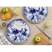 Hermia Set servisnih tanjira, 6 komada, Plavi