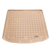 Rubber trunk mat BMW 5 2003-2010 (E61, estate, beige)
