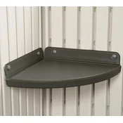 Corner shelf for a garden shed, 2 pieces