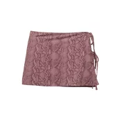 Pull&Bear Brisače za na plažo temno rjava/mauve