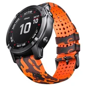 Infostyle 26 mm QuickFit silikonski pašček za Garmin Fenix – za Fenix 6X/7X/5X, Enduro 2, Tactix