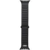 1 to 3 Audi Obroč Z Magnetnim Paškom Za Telefon Za Apple Watch 44 45 46 49Mm Usnje