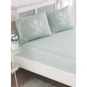 Lessentiel Maison Set Caršav i 2 jastucnice Pure, 160x200cm, Mint