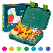 Klarstein Junior Lunchbox, 6 pretinaca, 21,3 x 15 x 4,5 cm (Š x V x D), bez BPA