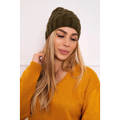 marka niezdefiniowana Cap with fleece Agnieszka K239 khaki