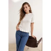 Trendyol Milla Ženska bluza, Krem