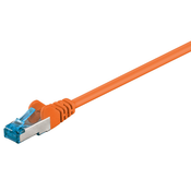 GOOBAY S/FTP CAT 6A zakrpa 0,5 m narancasti mrežni prikljucni kabel