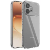 OEM Mayaxess, Silikonski Ovitek za Honor 600/Honor 600 Pro Tanka in Trpežna Zaščita, Prozorna, (5000273874)