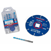 Bosch EXPERT set sa Carbide Multi Wheel X-LOCK reznom plocom 125mm i setom HEX-9 MultiConstruction burgija 061599765R