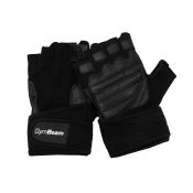 GymBeam Fitness rukavice Pro WristWrap Black
