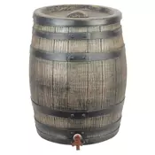 Nature Sod za deževnico videz lesa 120 L 50,5×66 cm rjav