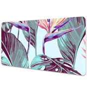Decormat Podloga za pisalno mizo Tropski listi 90x45 cm