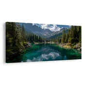 Slika odražanje gora v jezeru - 120x60