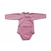 Izvor Bodi za bebe sa dugim rukavima, Roze