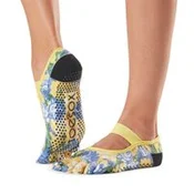 Ženske nogavice za vadbo brez obutve TOESOX FULL TOE MIA GRIP Capri - S