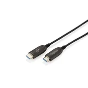 Digitus AK-330126-500-S Hibridni HDMI AOC kabel | HDMI-A moški-moški | HDMI 2.1 | UHD-2 8K@60Hz | 48Gbps |HDR, eARC, HDCP 2.2, CEC | 50m