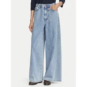 Weekend Max Mara Jeans hlače Zattera 2625186031 Modra Wide Leg