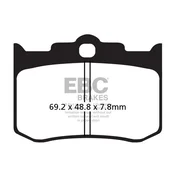 Zavorne ploščice EBC FA216/3 (komplet za 1 disk)