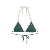 PUMA Swim Womens Triangle Bikini Top, Sport, Petrol Green, XL