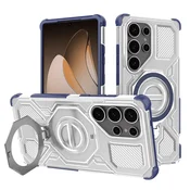 Hibridna maska Carbon Shield Pro za Samsung Galaxy S25 Ultra - blue transparent