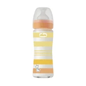 Chicco Wb Staklena flašica, 240ml, Narandžasta
