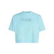 KARL LAGERFELD JEANS Majica KLJ X Pietro Terzini svetlo modra/črna