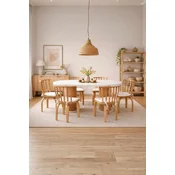 HANAH HOME Set Trpezarijski sto i 6 stolica Bohemian Round Italian 7