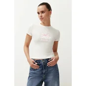 Trendyol Milla Ženska majica TWOSS24TS00231, Bela